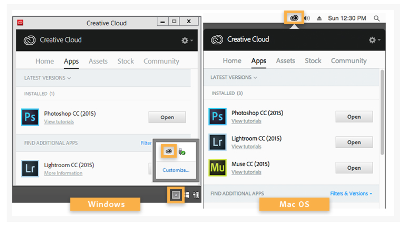 install adobe creative cloud for onlu one user on a mac